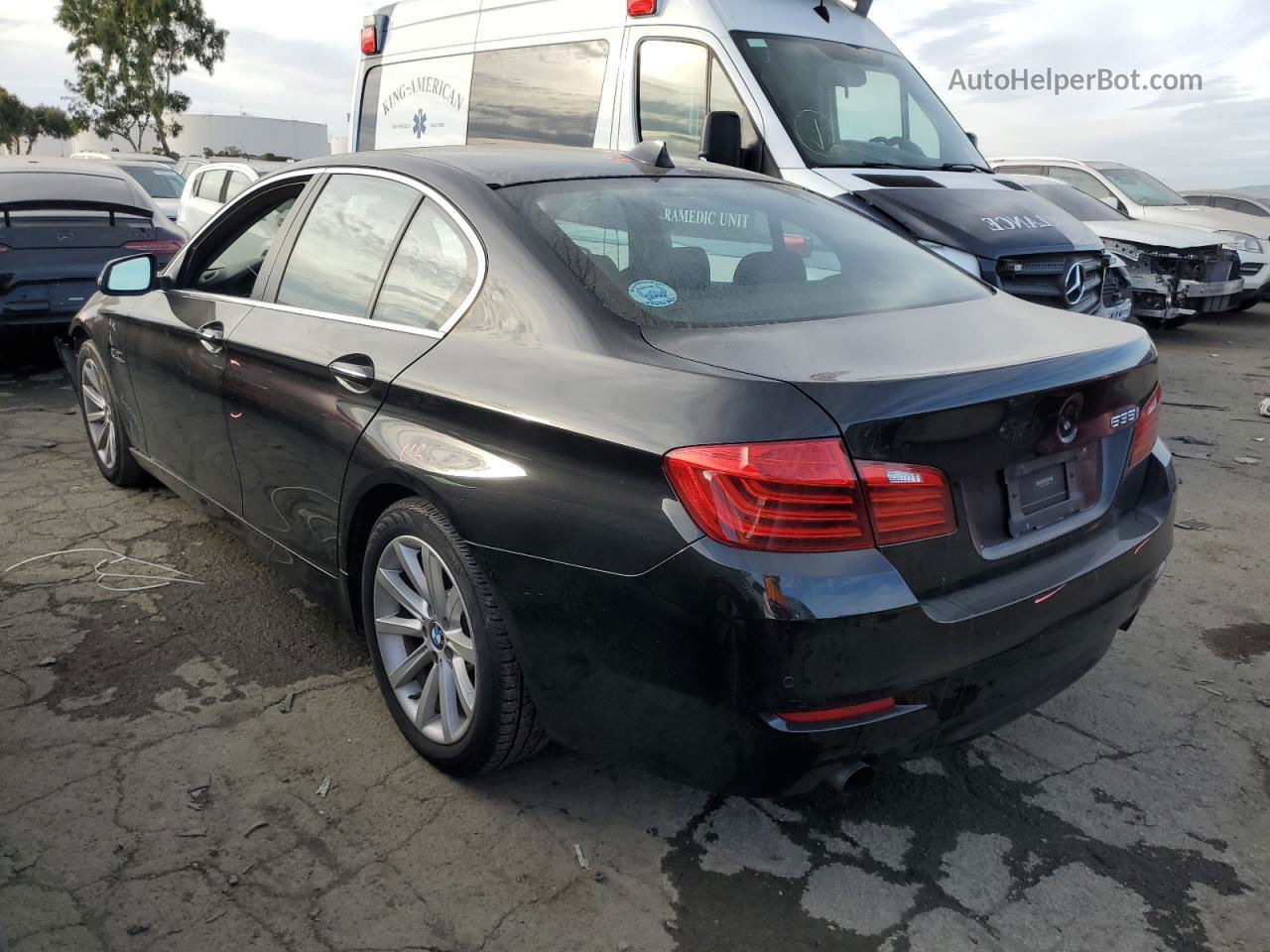 2014 Bmw 535 I Черный vin: WBA5B1C53ED483624