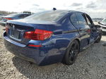 2016 Bmw 535 I Blue vin: WBA5B1C53GG132195