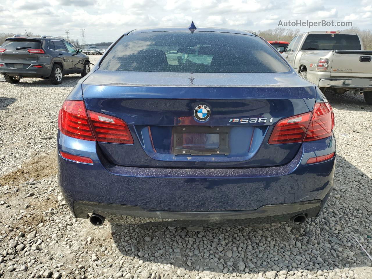 2016 Bmw 535 I Blue vin: WBA5B1C53GG132195