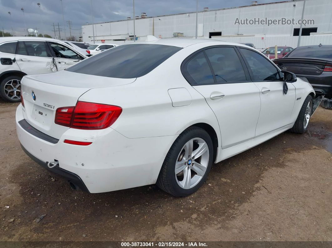 2014 Bmw 535i   Белый vin: WBA5B1C54ED475905