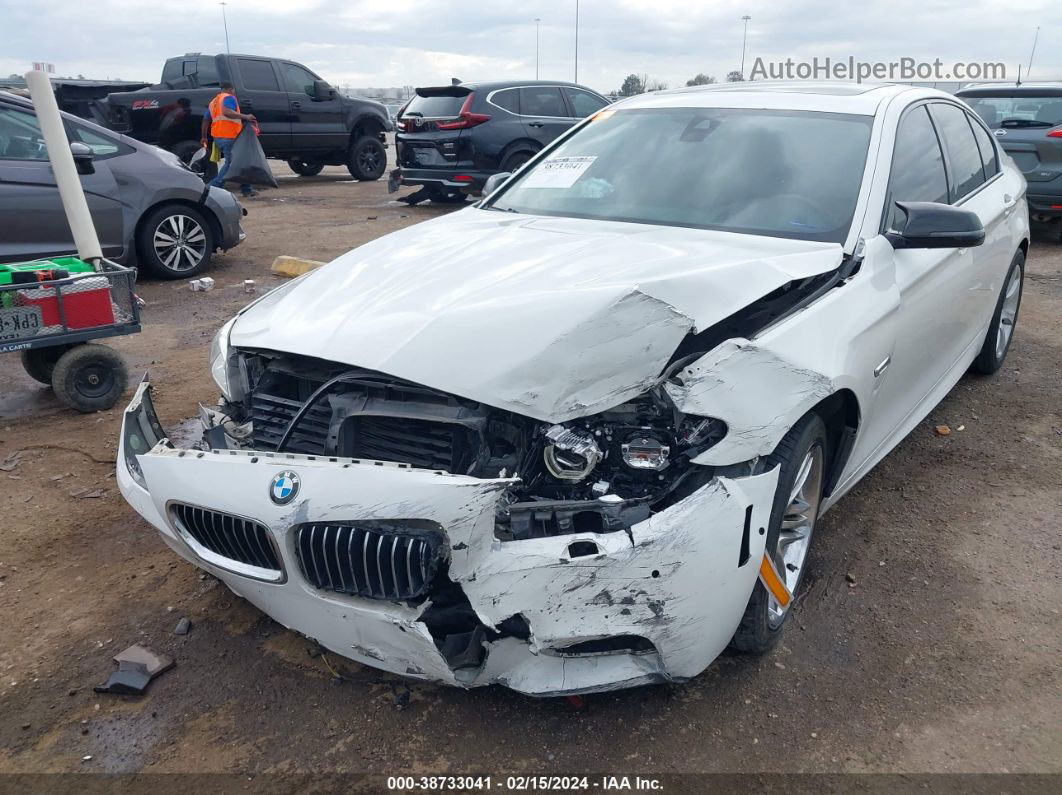 2014 Bmw 535i   White vin: WBA5B1C54ED475905