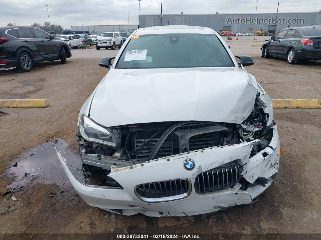 2014 Bmw 535i   Белый vin: WBA5B1C54ED475905