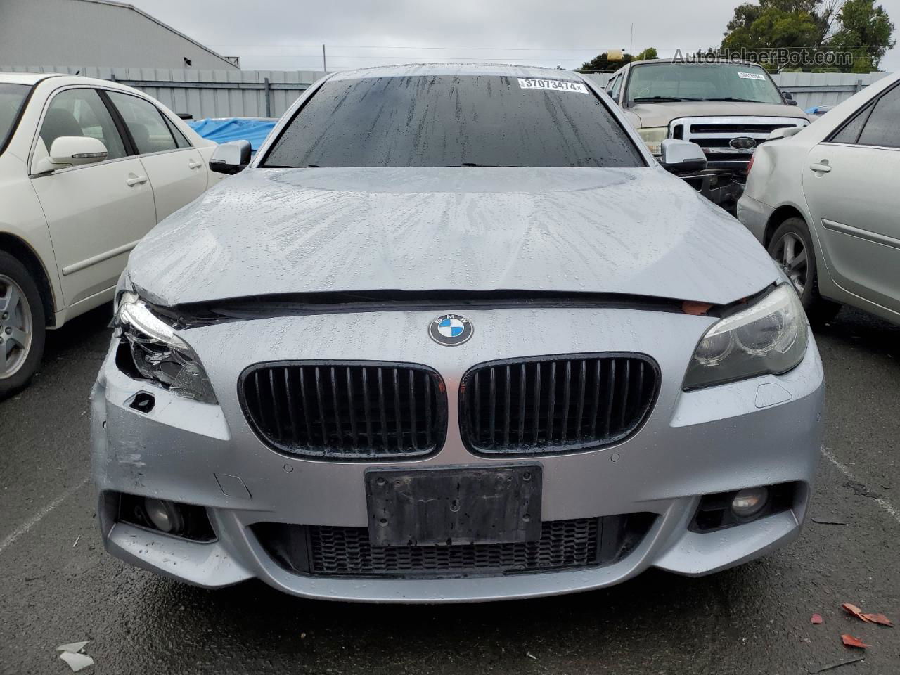 2014 Bmw 535 I Silver vin: WBA5B1C54ED478898