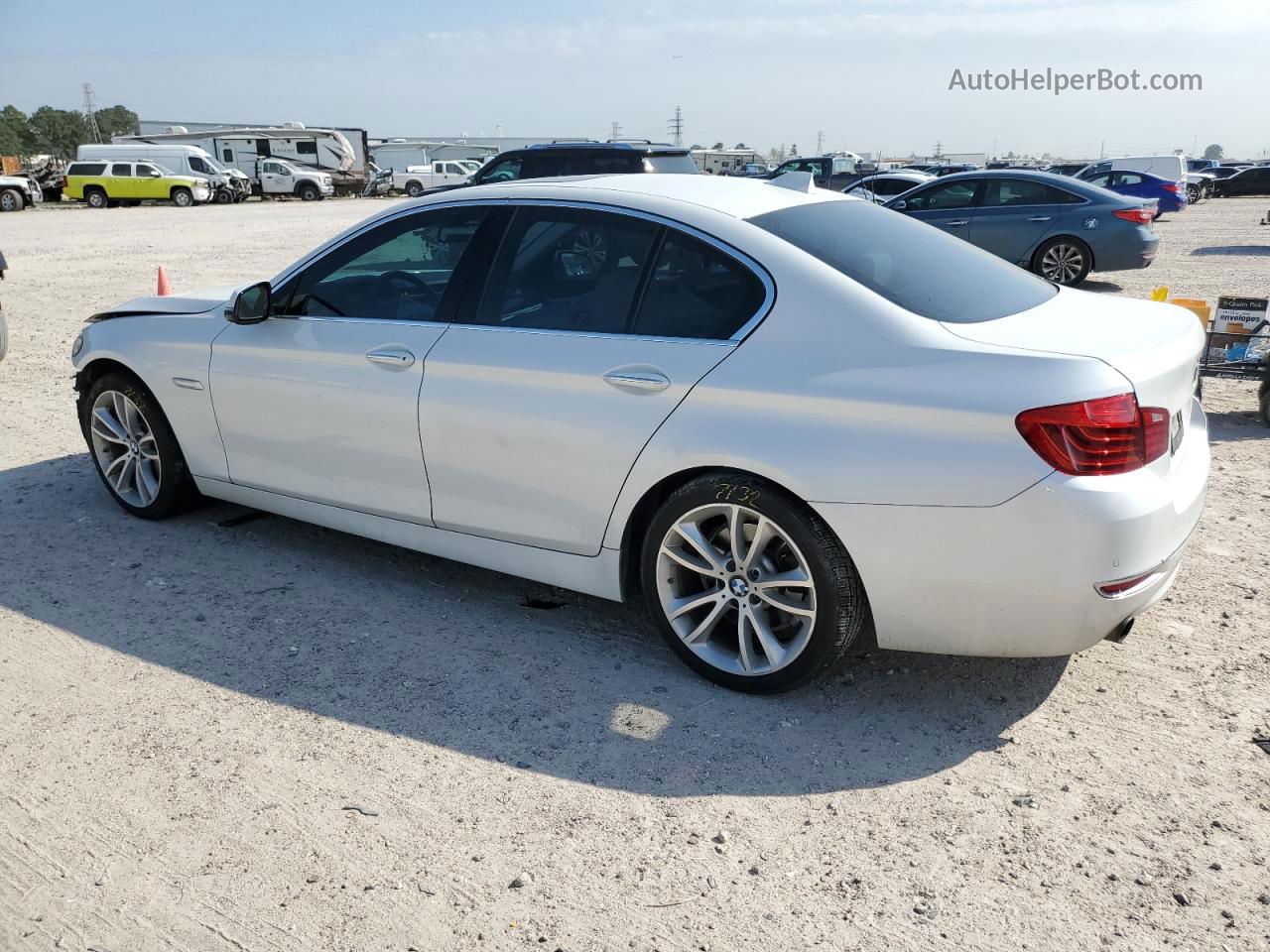 2016 Bmw 535 I White vin: WBA5B1C54GG130441