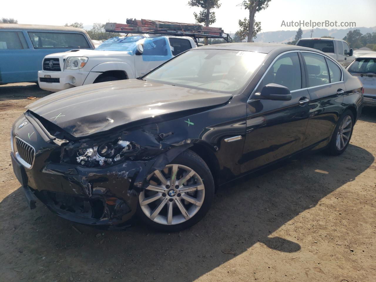 2014 Bmw 535 I Black vin: WBA5B1C55ED474990