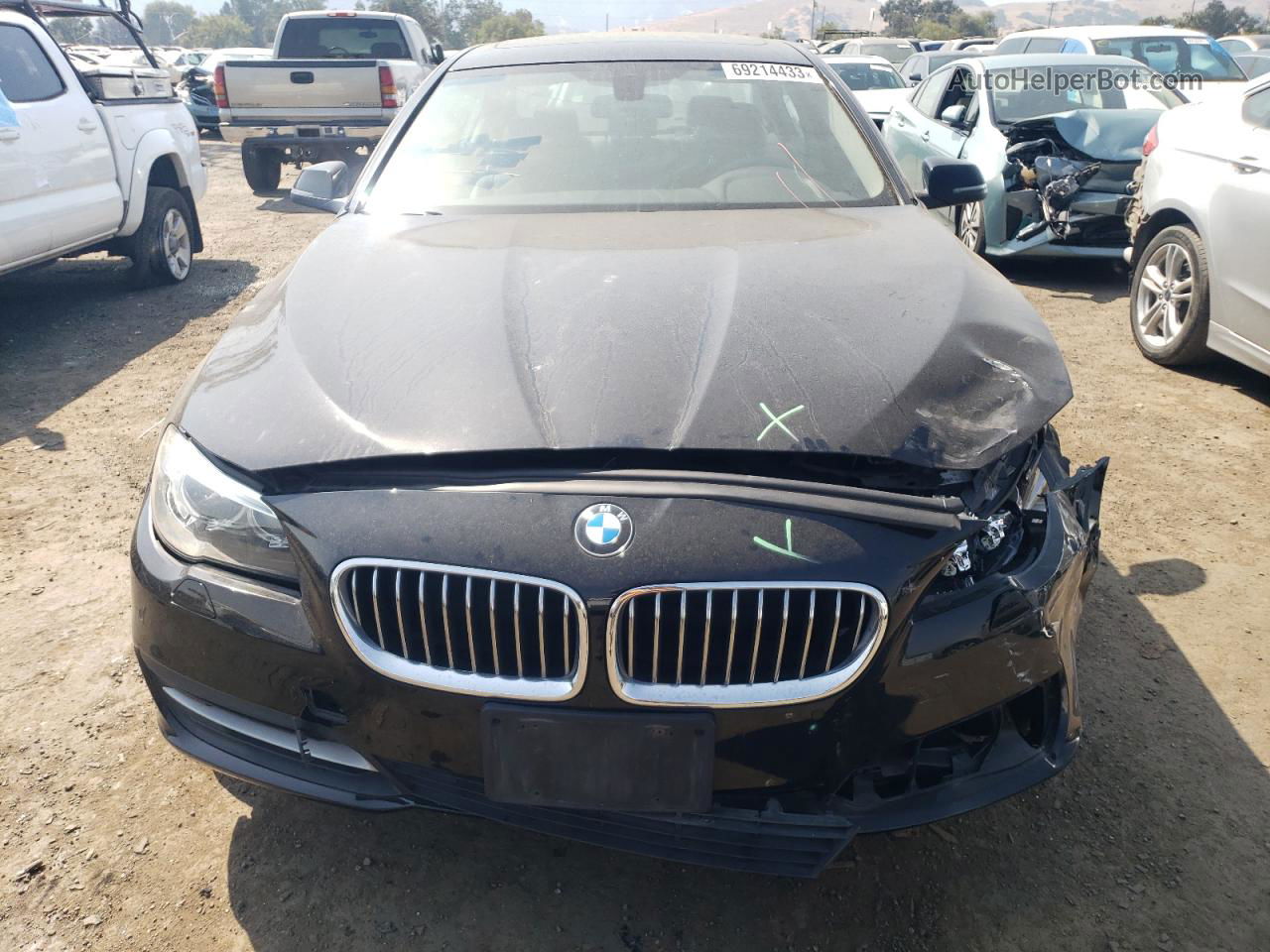 2014 Bmw 535 I Black vin: WBA5B1C55ED474990