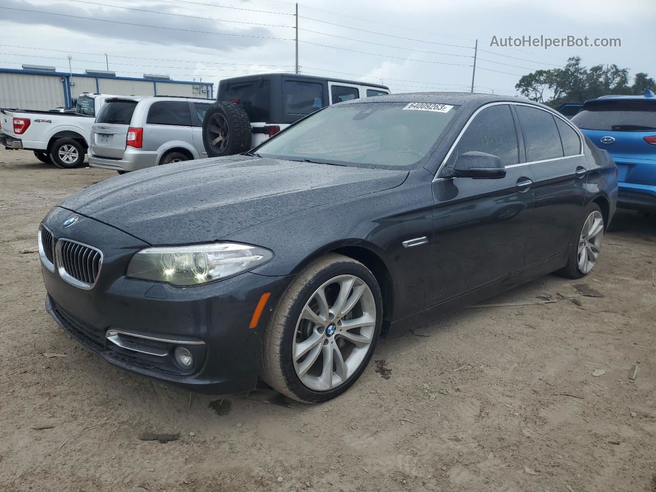 2014 Bmw 535 I Black vin: WBA5B1C55ED480692