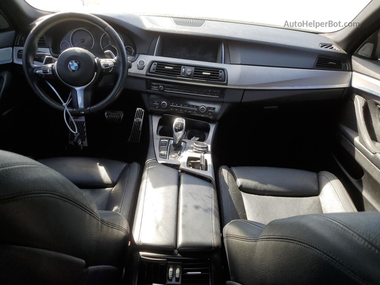 2014 Bmw 535 I Черный vin: WBA5B1C55EDZ36979