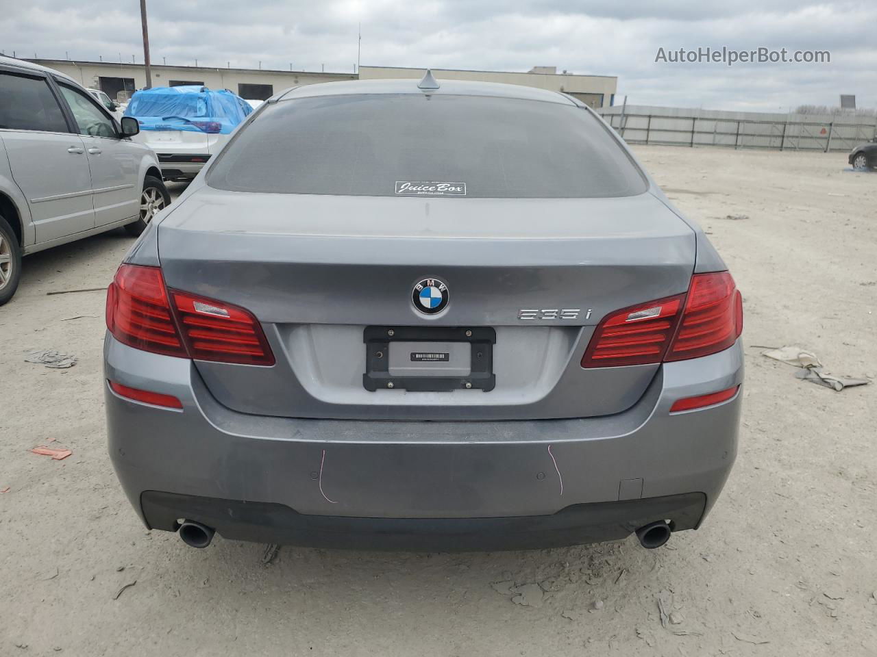 2016 Bmw 535 I Gray vin: WBA5B1C55GG133817