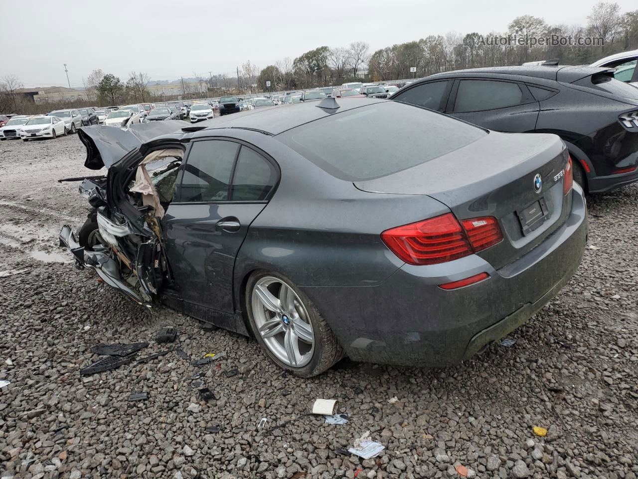 2016 Bmw 535 I Charcoal vin: WBA5B1C55GG553058