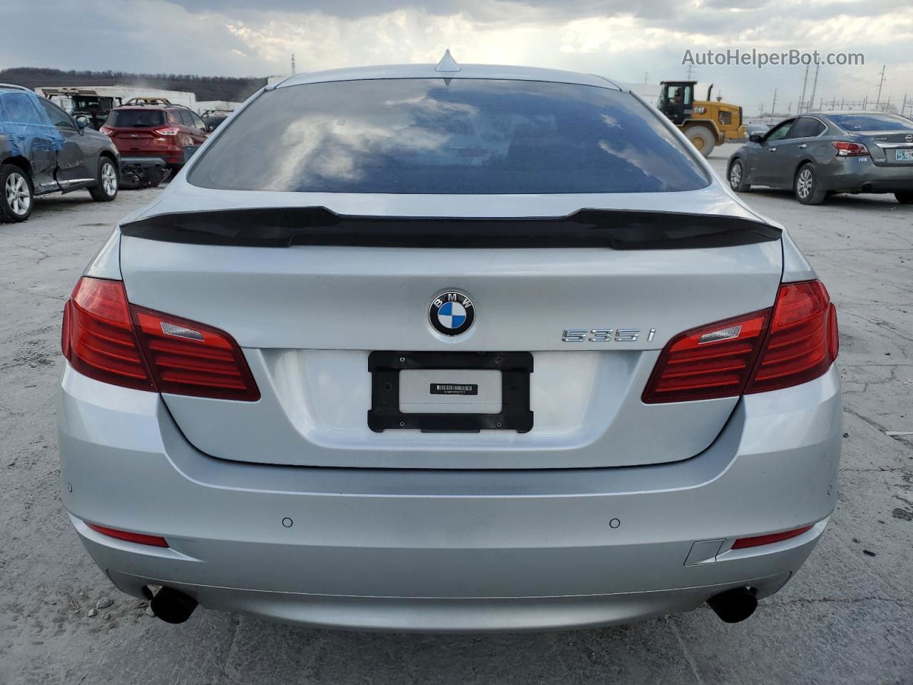 2014 Bmw 535 I Silver vin: WBA5B1C56ED479616