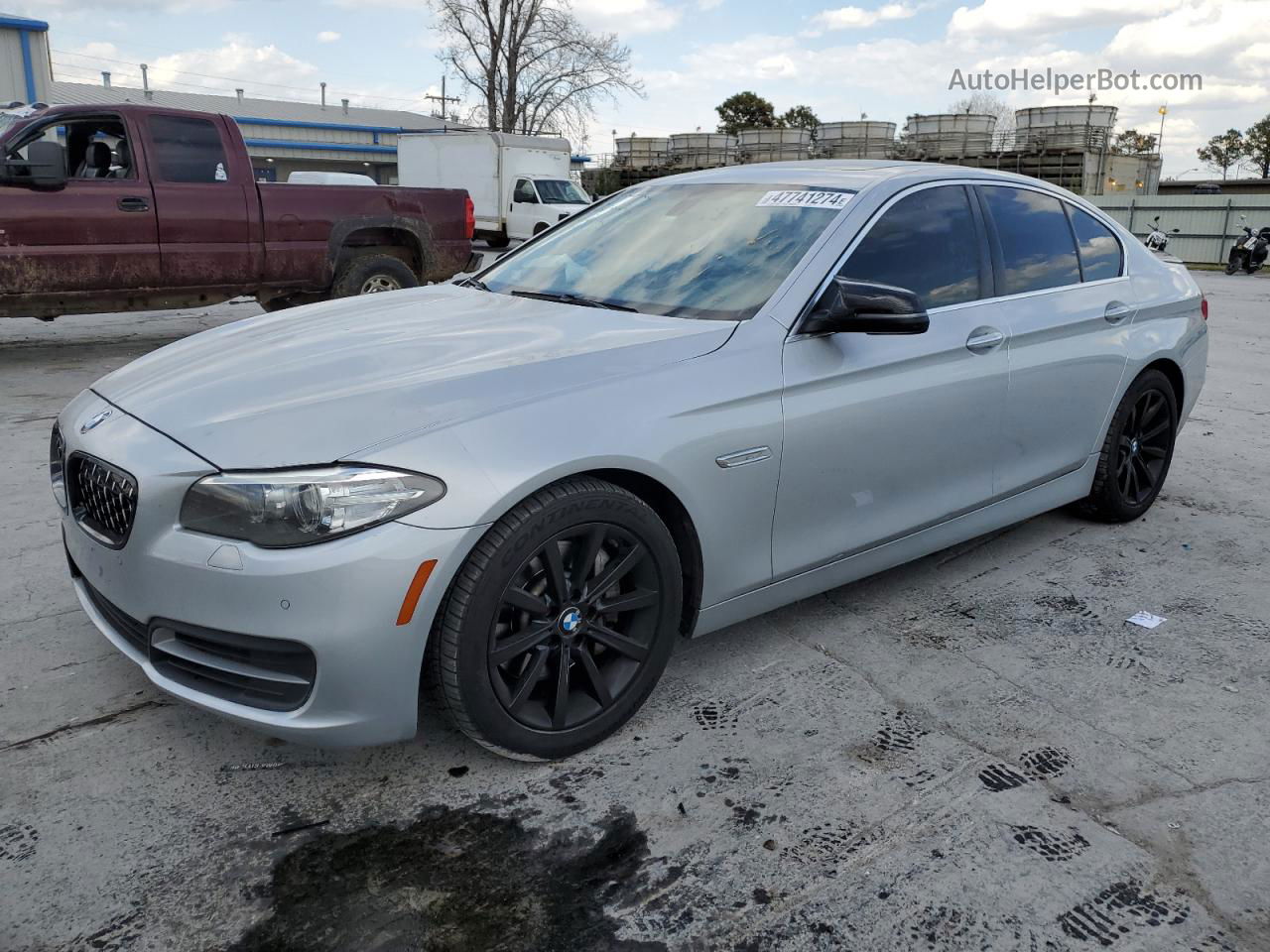 2014 Bmw 535 I Silver vin: WBA5B1C56ED479616