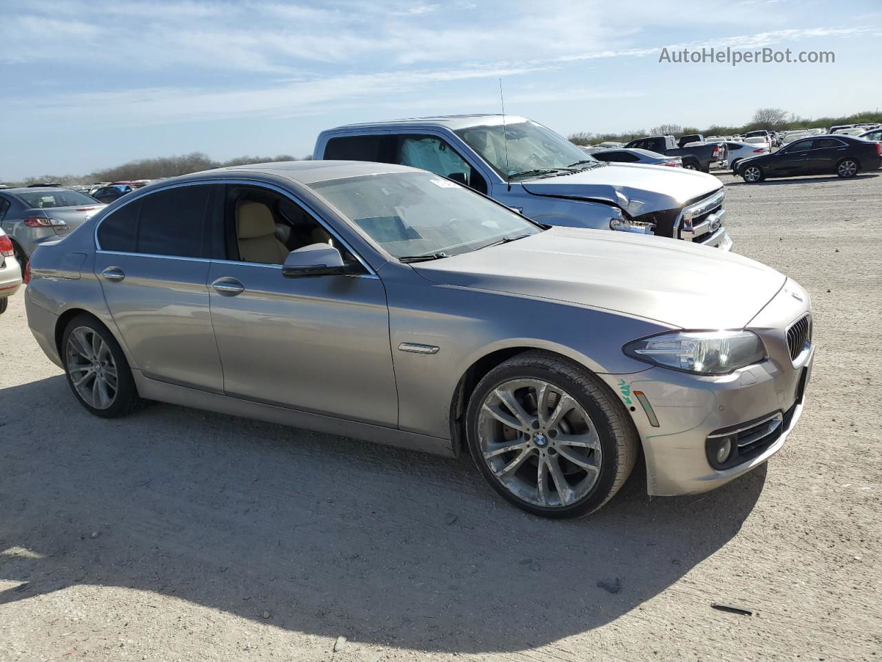 2016 Bmw 535 I Tan vin: WBA5B1C56GG132658