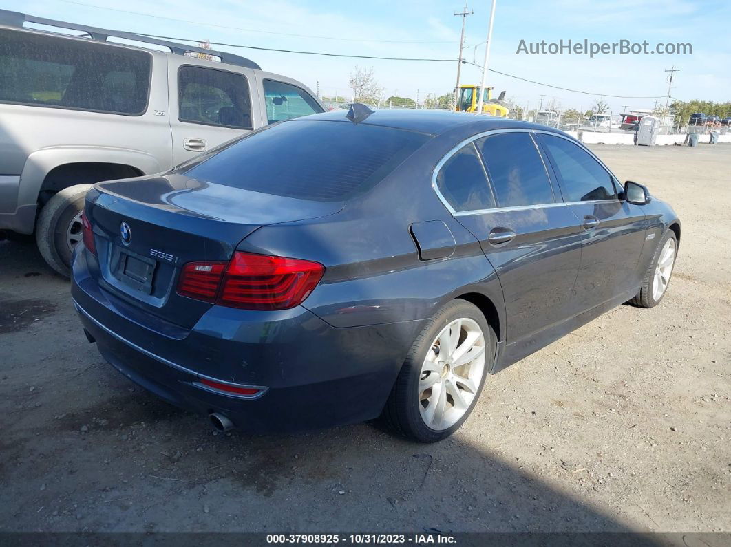 2016 Bmw 535i Gray vin: WBA5B1C56GG132854