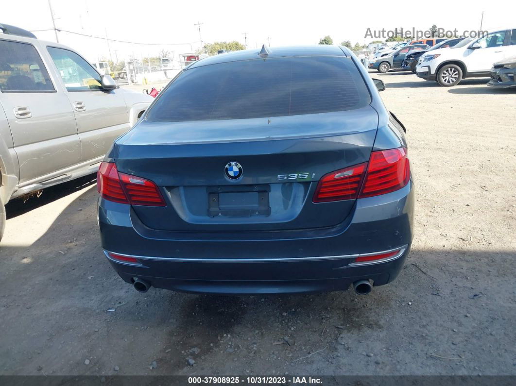 2016 Bmw 535i Gray vin: WBA5B1C56GG132854