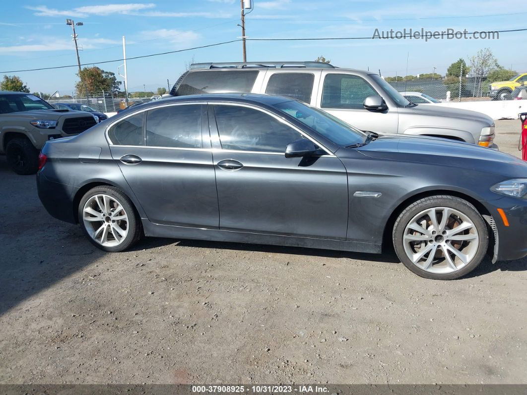 2016 Bmw 535i Gray vin: WBA5B1C56GG132854