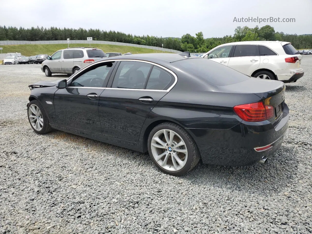 2016 Bmw 535 I Черный vin: WBA5B1C56GG132949