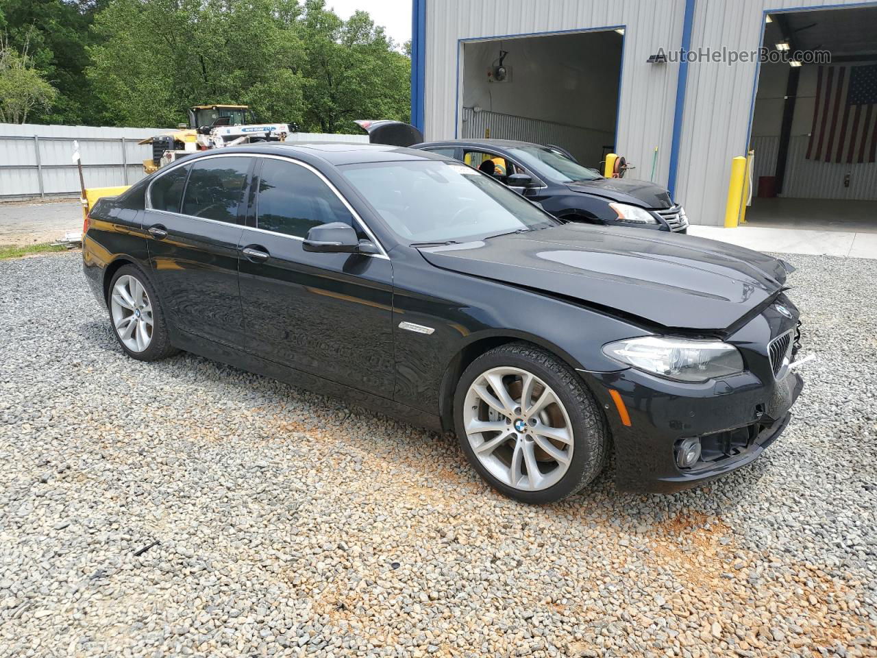 2016 Bmw 535 I Черный vin: WBA5B1C56GG132949