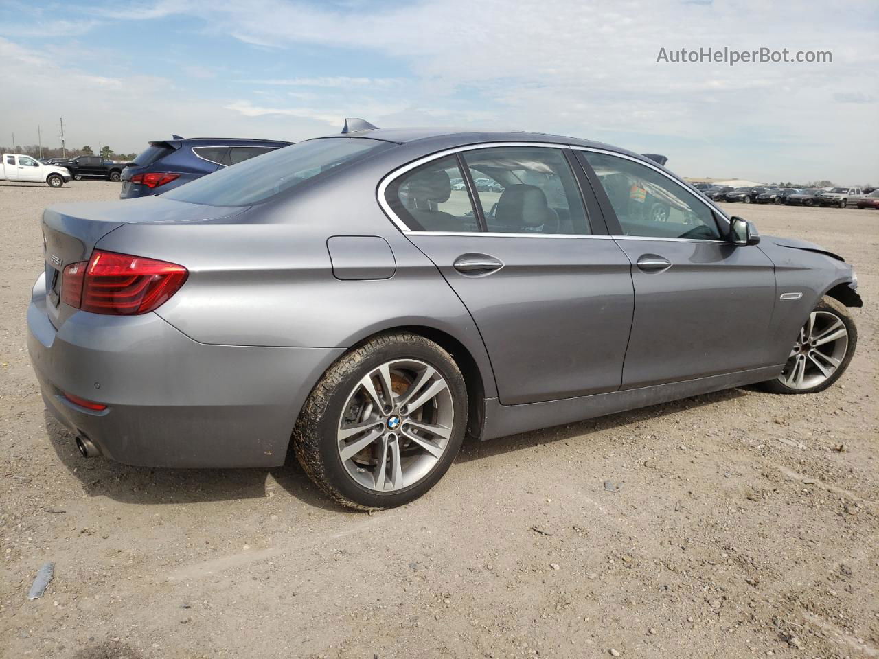 2014 Bmw 535 I Gray vin: WBA5B1C57ED475297