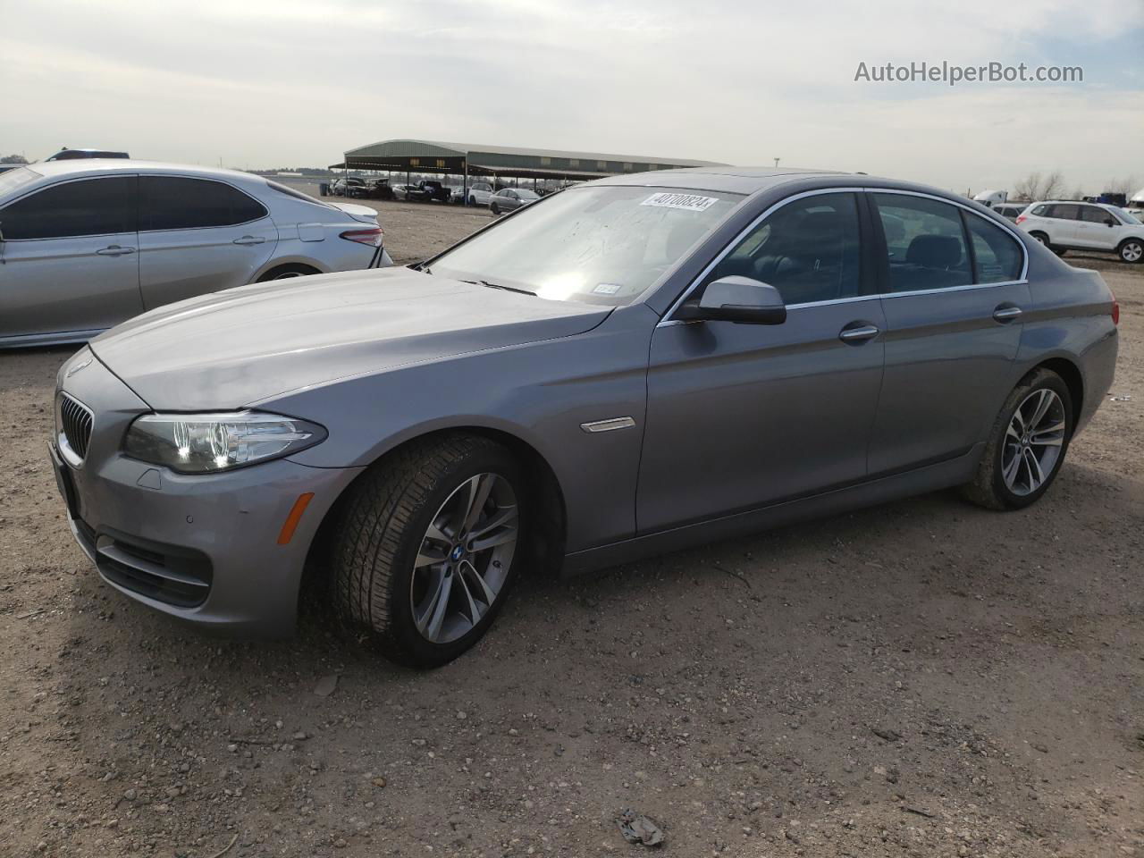 2014 Bmw 535 I Gray vin: WBA5B1C57ED475297