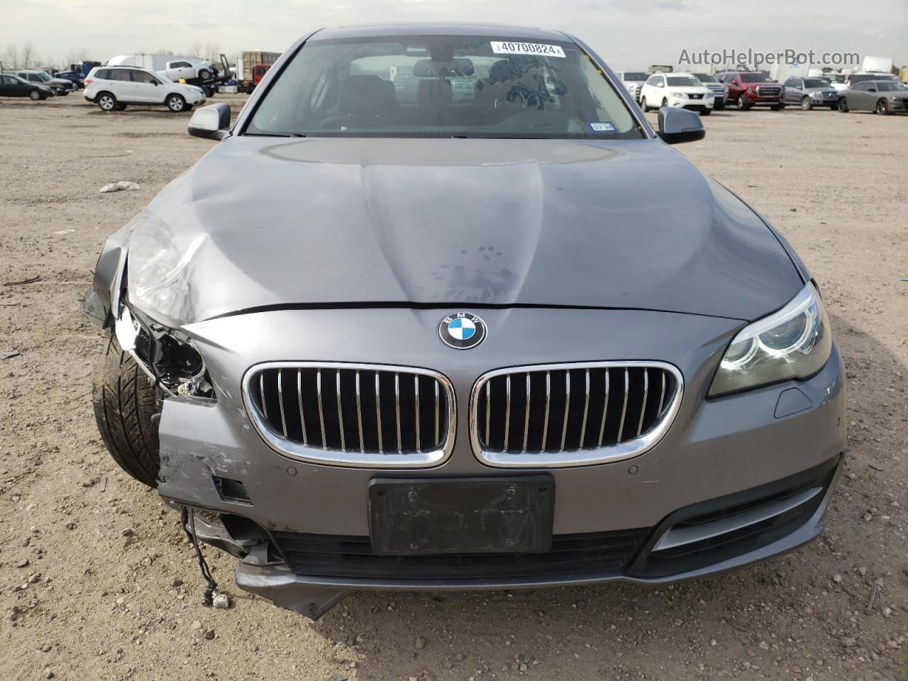 2014 Bmw 535 I Gray vin: WBA5B1C57ED475297