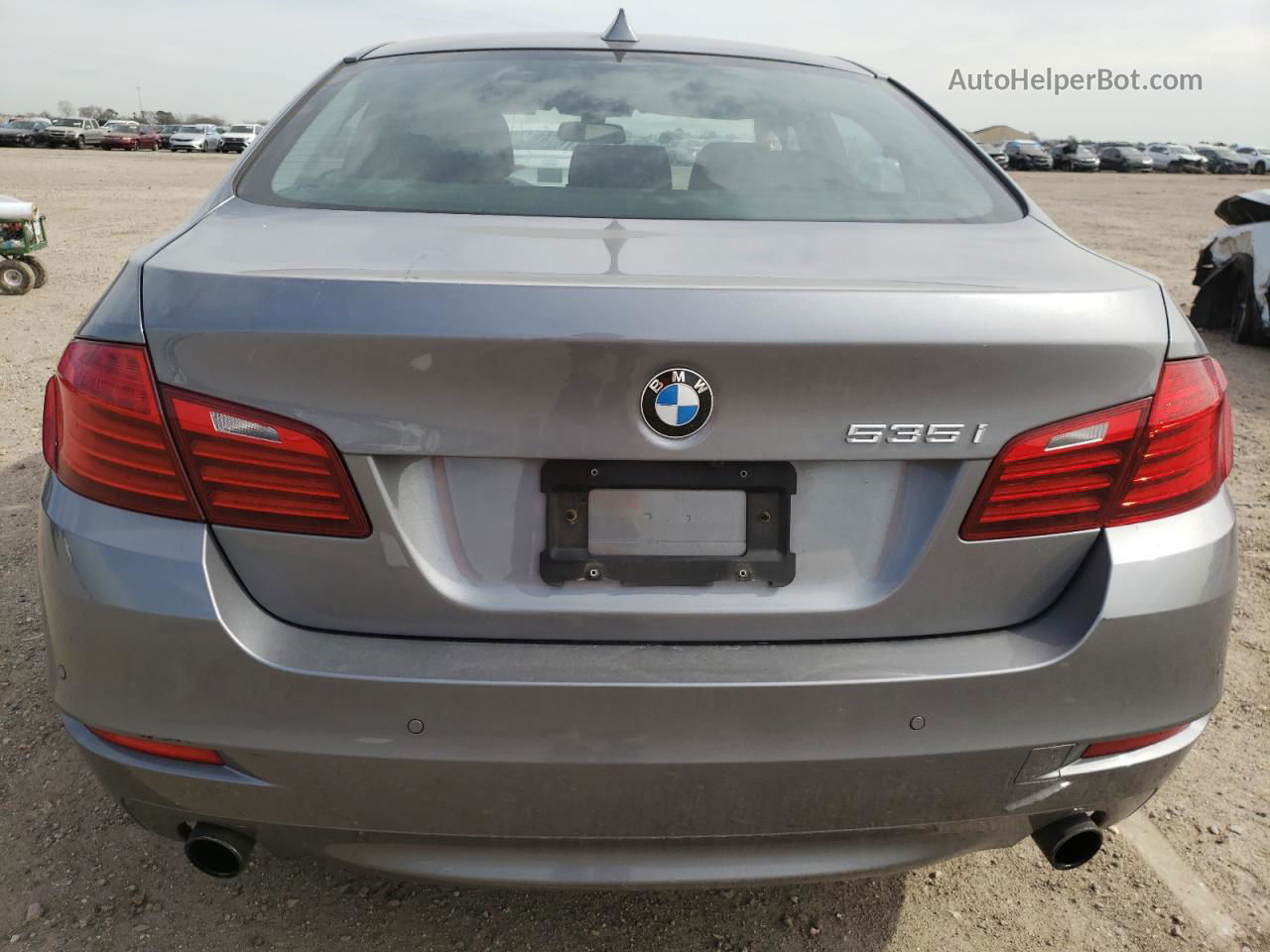 2014 Bmw 535 I Gray vin: WBA5B1C57ED475297