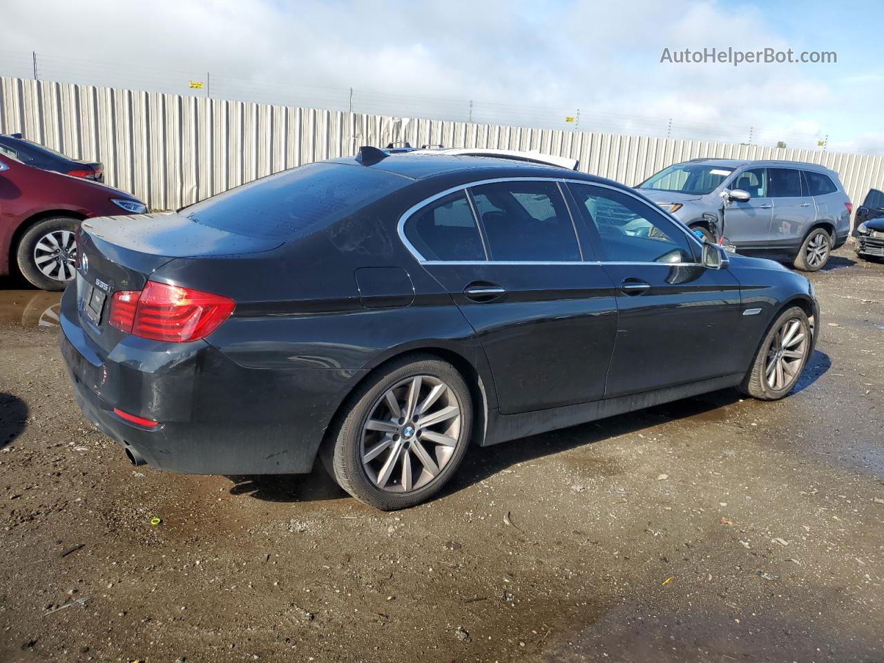 2014 Bmw 535 I Черный vin: WBA5B1C57ED484422