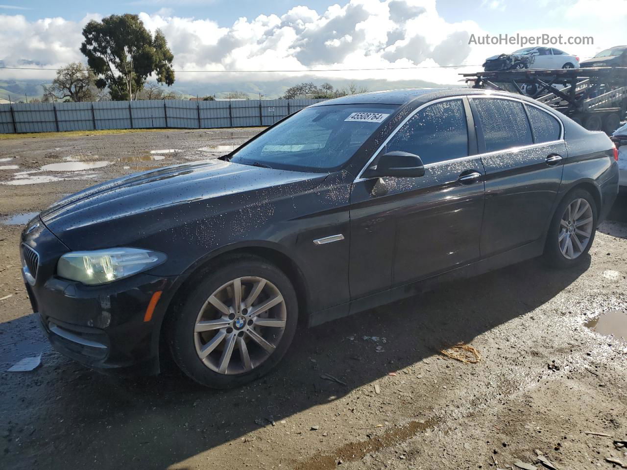 2014 Bmw 535 I Black vin: WBA5B1C57ED484422