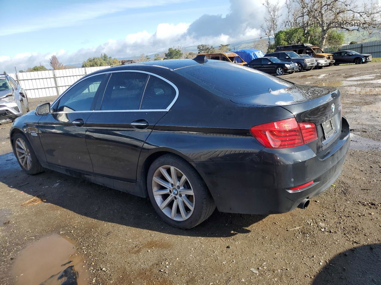 2014 Bmw 535 I Черный vin: WBA5B1C57ED484422