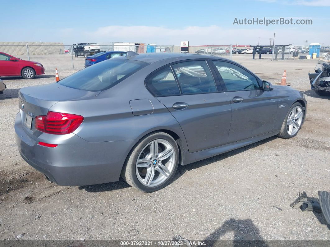 2014 Bmw 535i Gray vin: WBA5B1C58ED917326