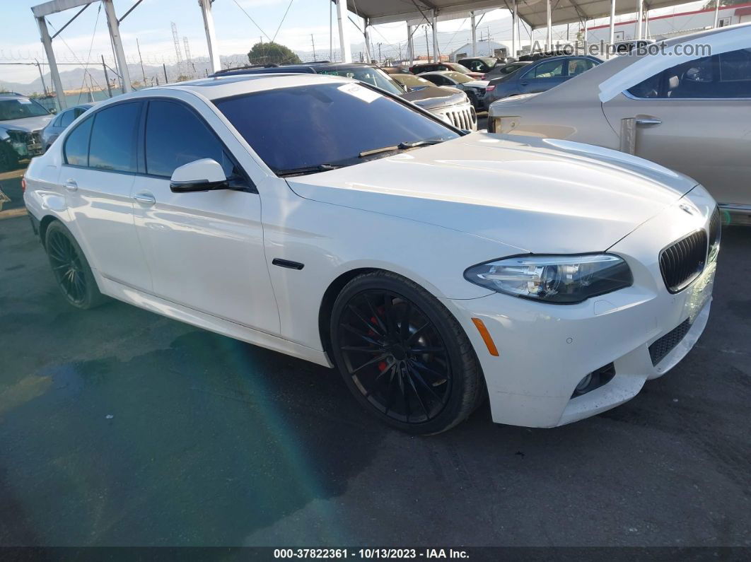 2016 Bmw 5 Series 535i White vin: WBA5B1C58GG133603