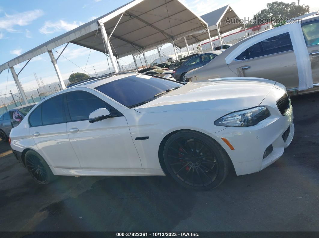 2016 Bmw 5 Series 535i White vin: WBA5B1C58GG133603