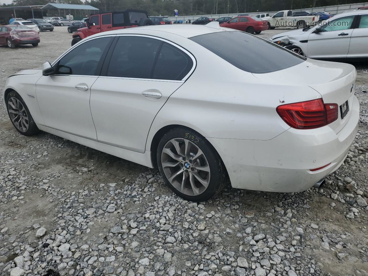 2016 Bmw 535 I White vin: WBA5B1C58GG553734