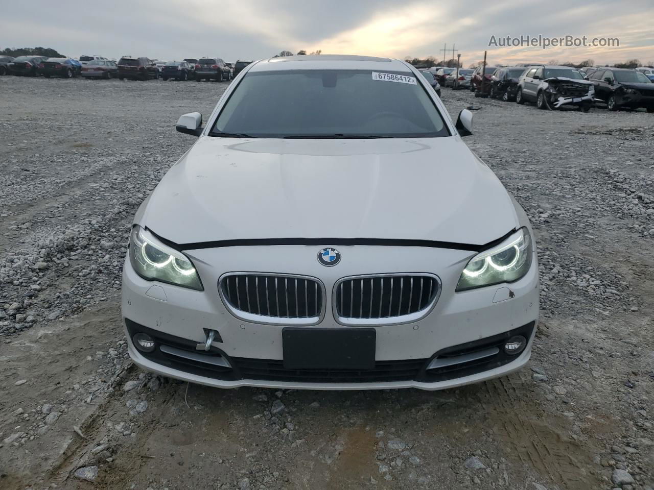 2016 Bmw 535 I White vin: WBA5B1C58GG553734