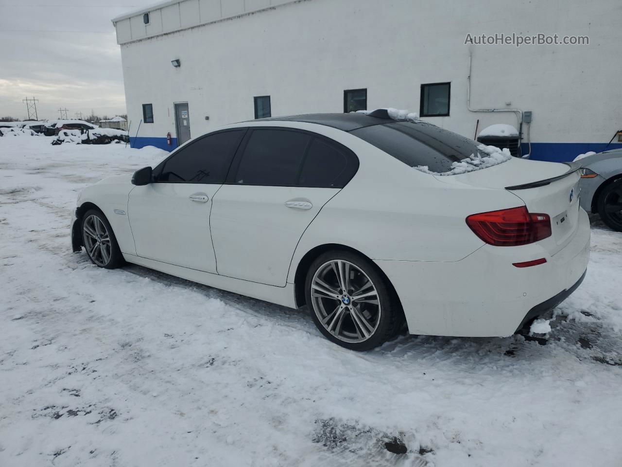 2016 Bmw 535 I White vin: WBA5B1C59GG134114