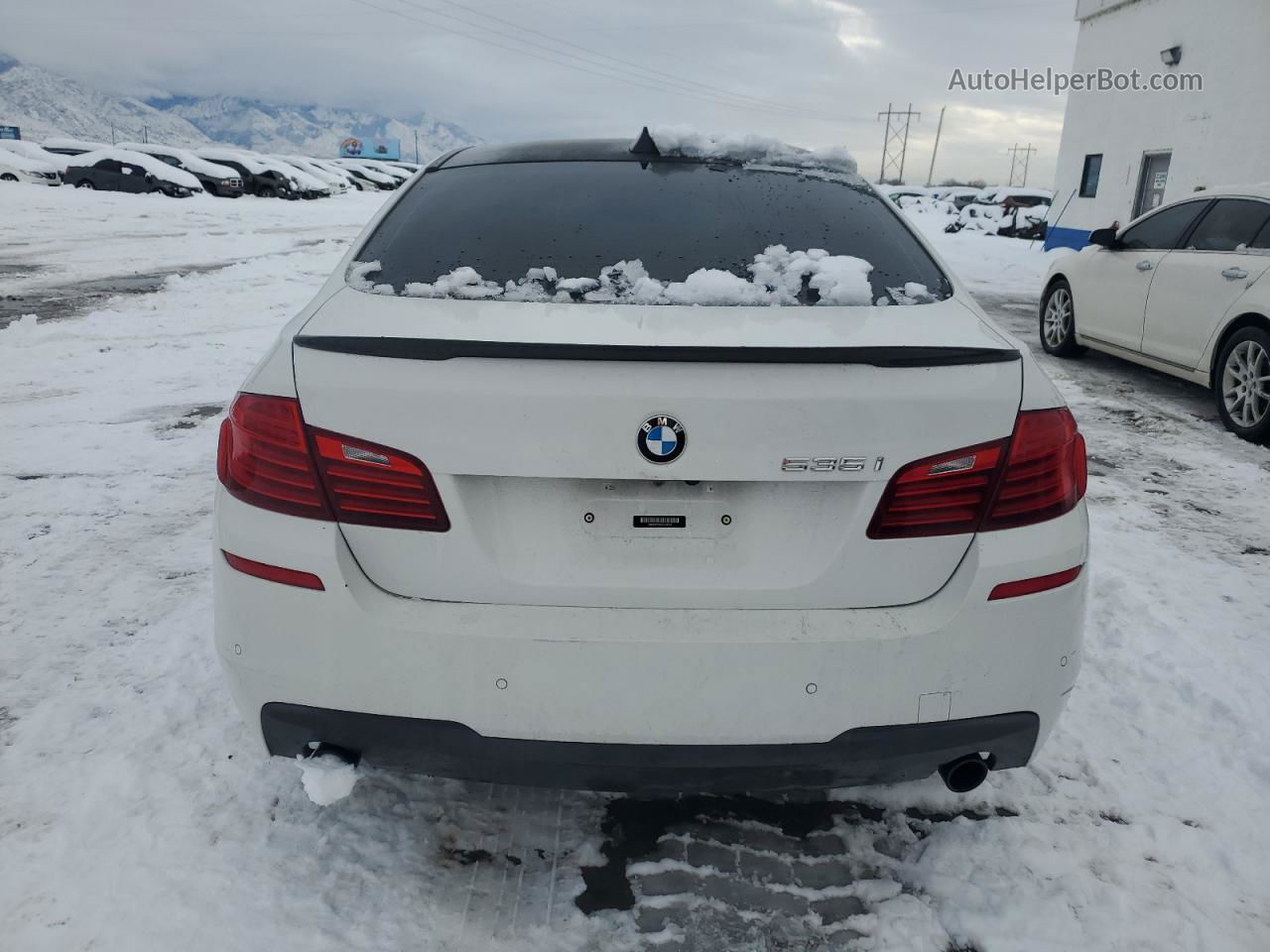 2016 Bmw 535 I White vin: WBA5B1C59GG134114