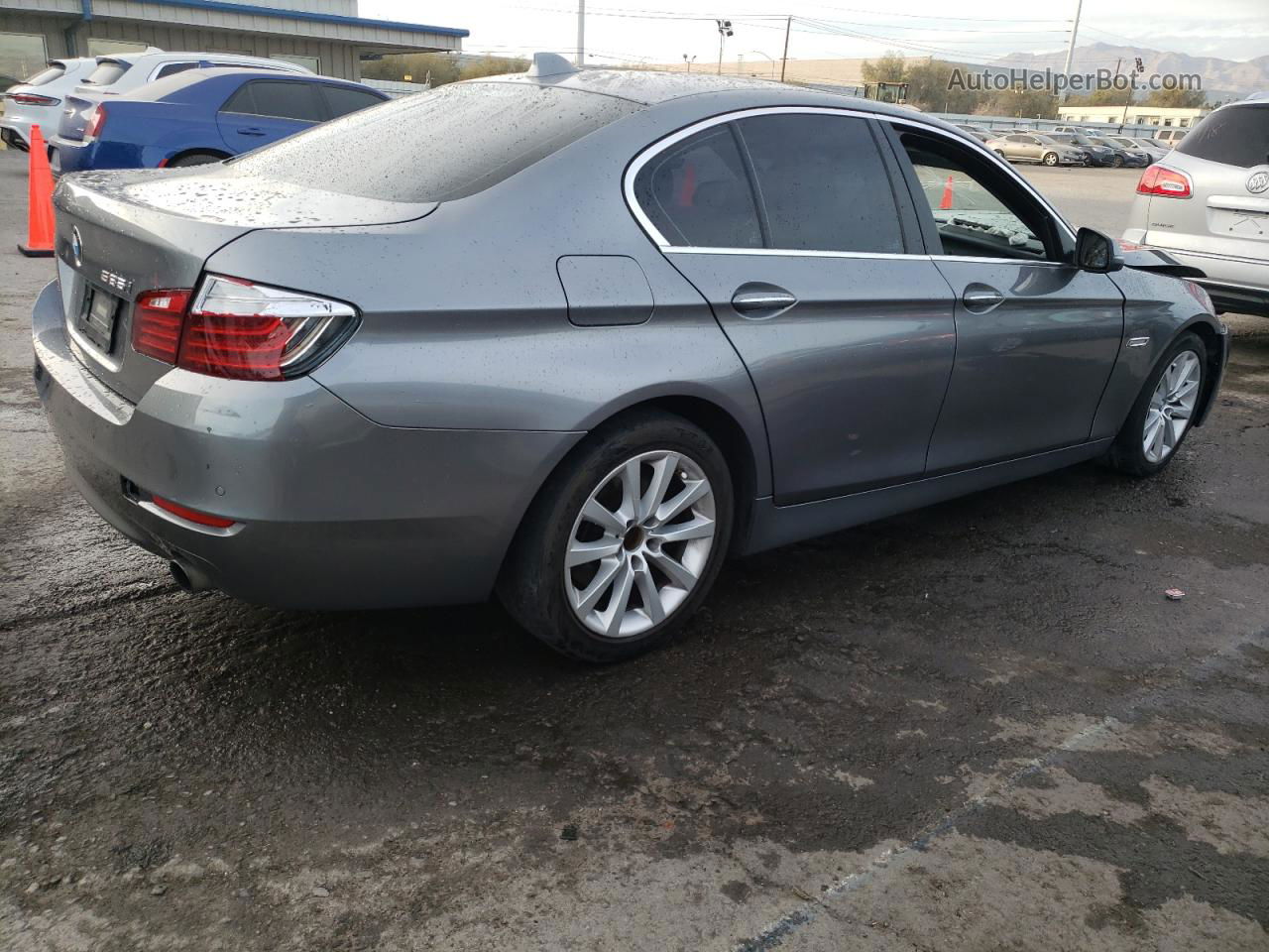 2016 Bmw 535 I Gray vin: WBA5B1C59GG134405