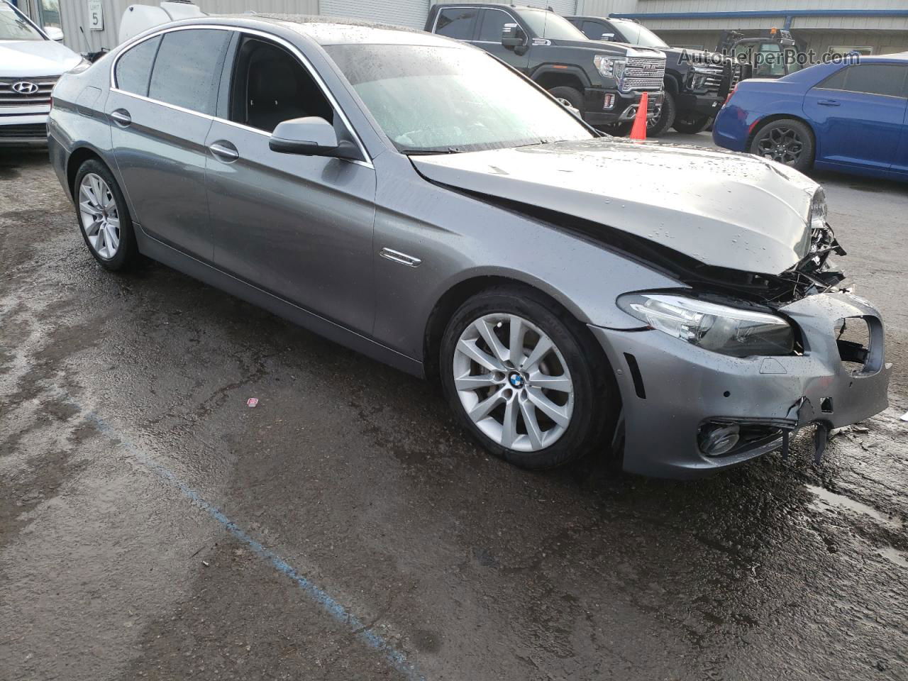 2016 Bmw 535 I Gray vin: WBA5B1C59GG134405