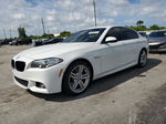 2014 Bmw 535 I White vin: WBA5B1C5XED482809