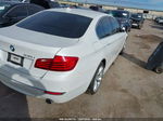 2014 Bmw 535i White vin: WBA5B1C5XEDZ36881