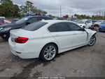 2016 Bmw 535i White vin: WBA5B1C5XGG133960