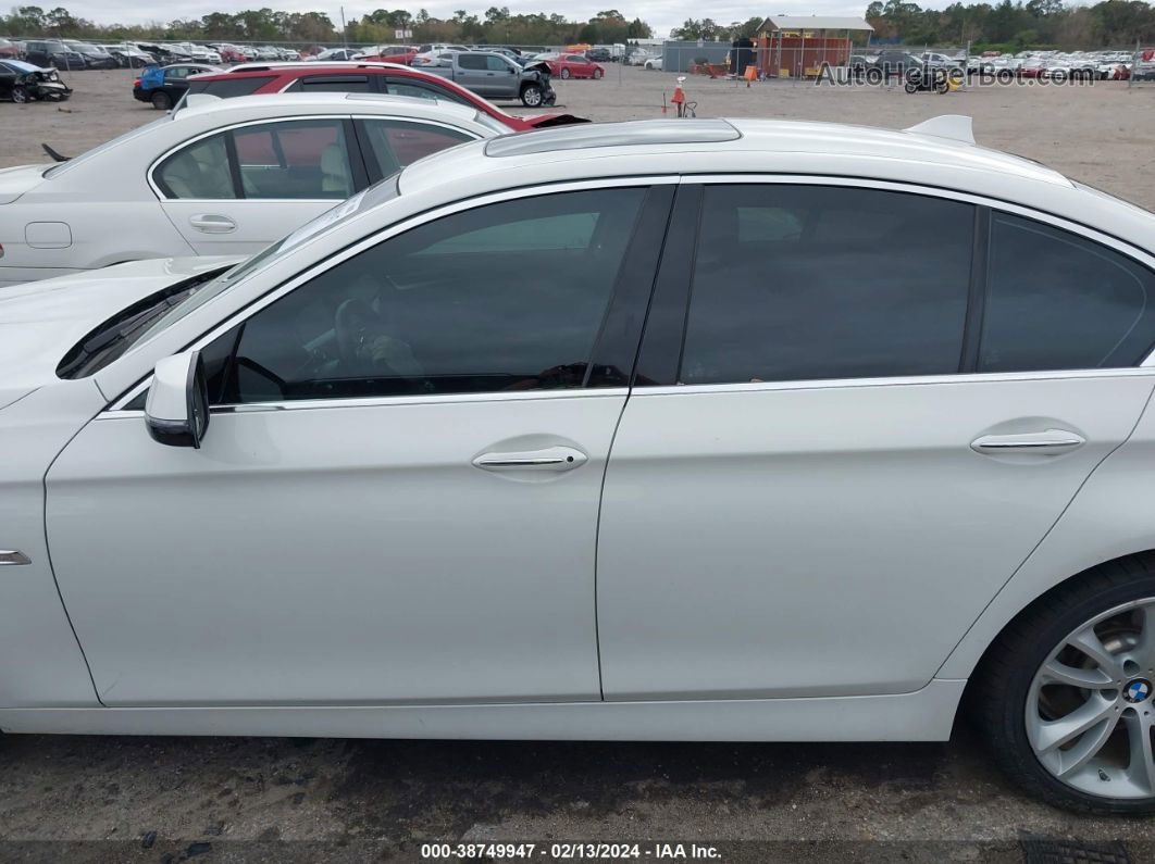 2016 Bmw 535i White vin: WBA5B1C5XGG133960