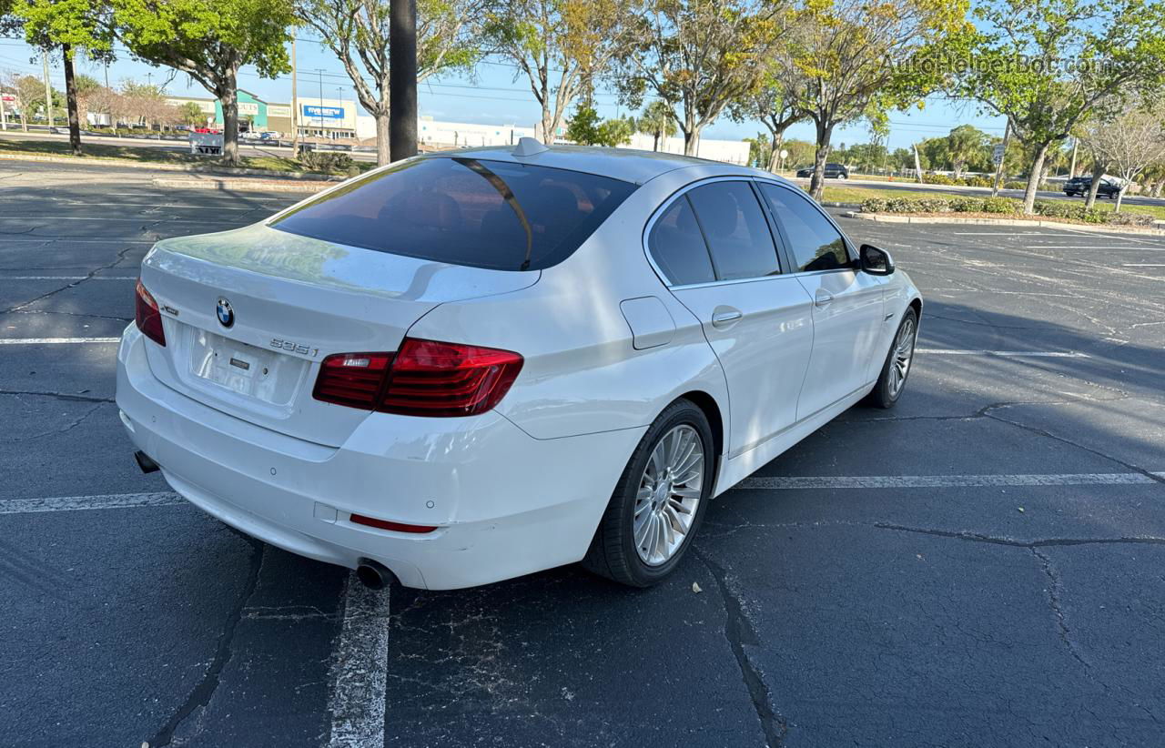 2014 Bmw 535 Xi White vin: WBA5B3C50ED532550