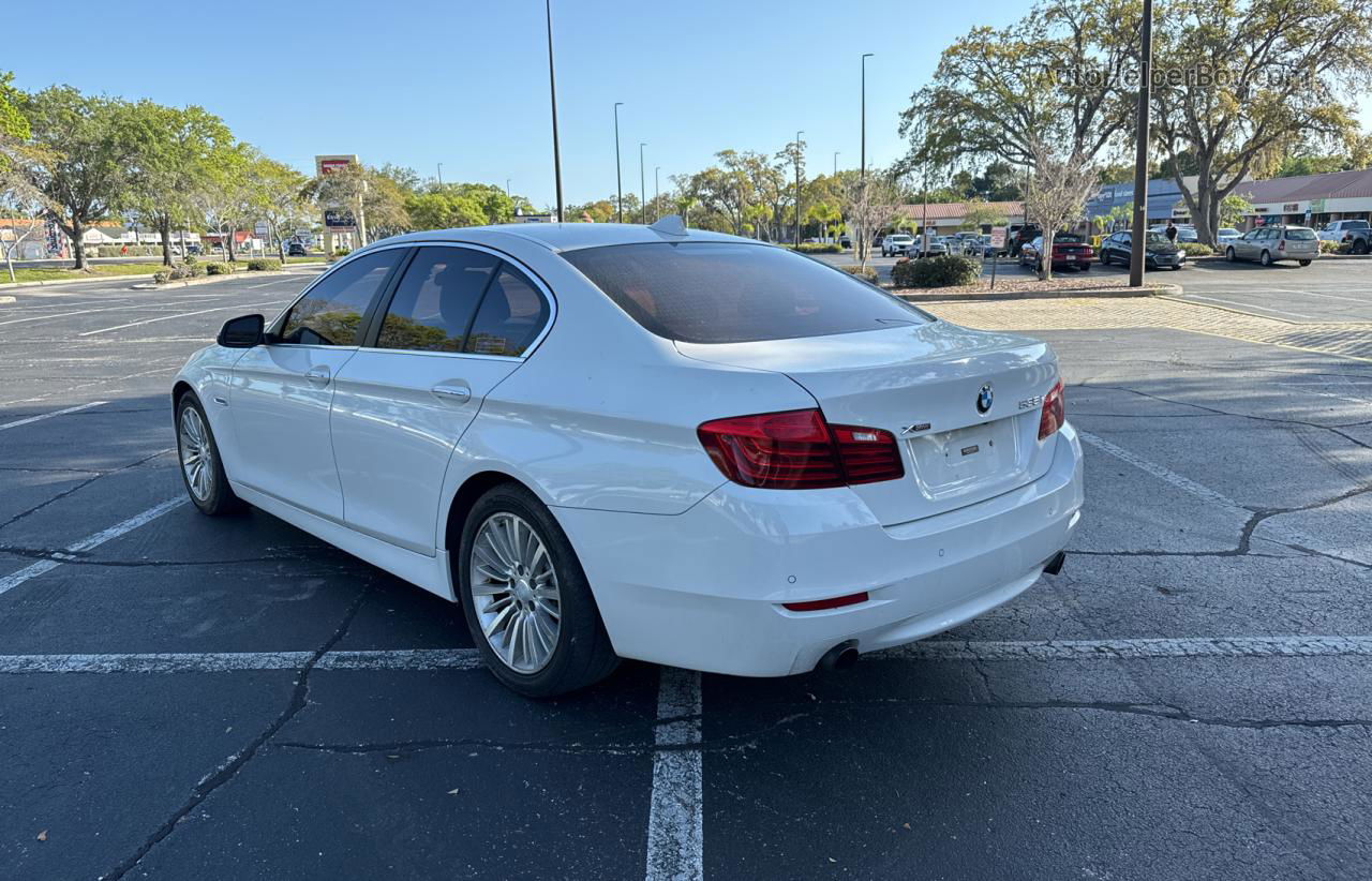 2014 Bmw 535 Xi White vin: WBA5B3C50ED532550