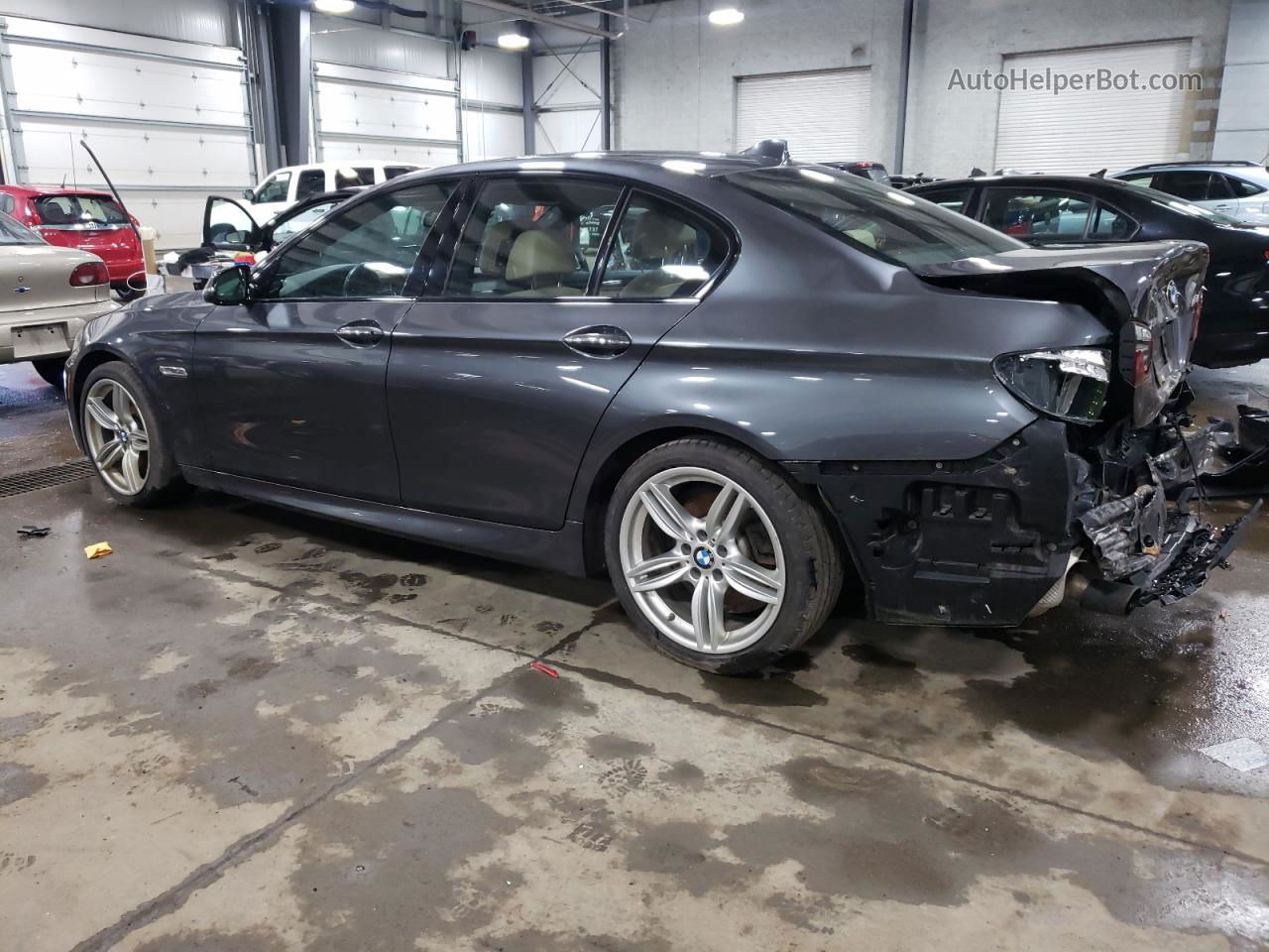 2016 Bmw 535 Xi Gray vin: WBA5B3C50GG257375