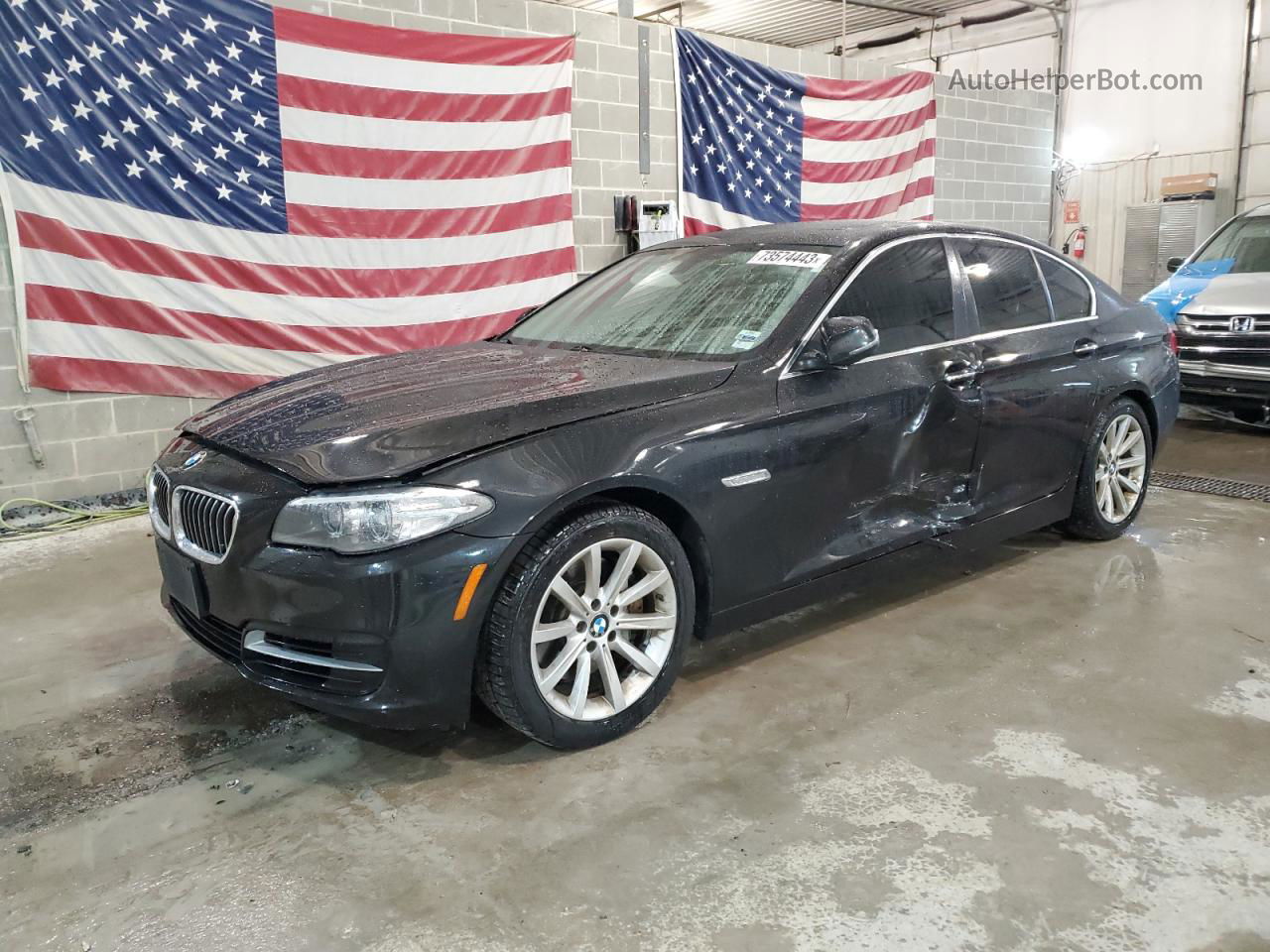 2014 Bmw 535 Xi Black vin: WBA5B3C51ED531407