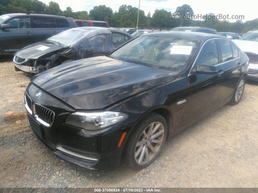 2014 Bmw 5 Series 535i Xdrive Black vin: WBA5B3C51ED531696