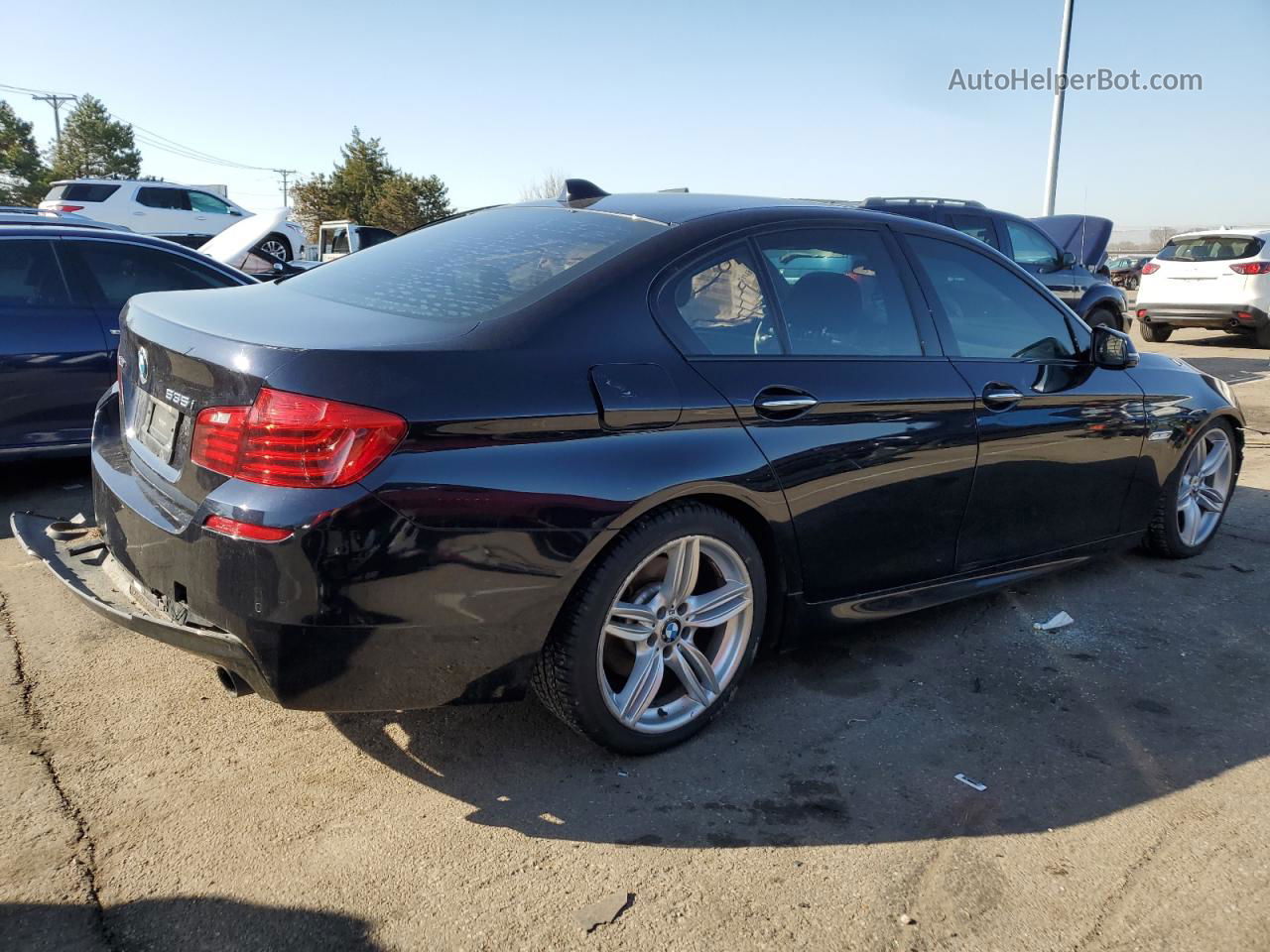 2014 Bmw 535 Xi Black vin: WBA5B3C51ED532606