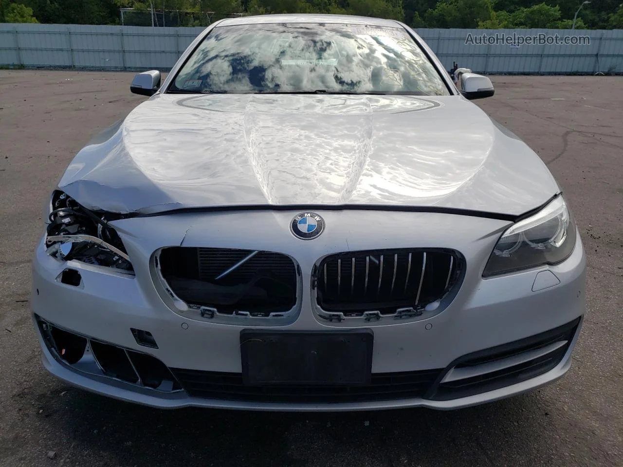 2014 Bmw 535 Xi Silver vin: WBA5B3C51ED534873