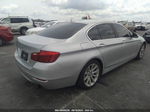 2014 Bmw 5 Series 535i Xdrive Silver vin: WBA5B3C51ED537207